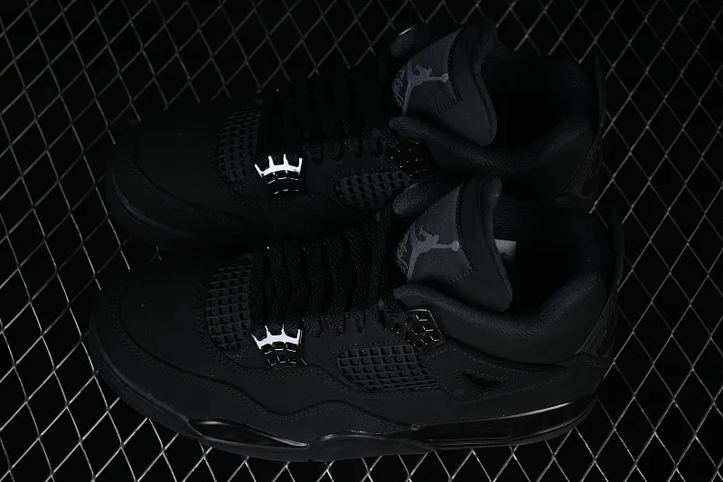 All categories Air Jordan Jordan series basketball shoes Air Jordan 4 LJR version Air Jordan 4 Retro "Black Cat" AJ4 Joe 4 new black cat FV5029-010